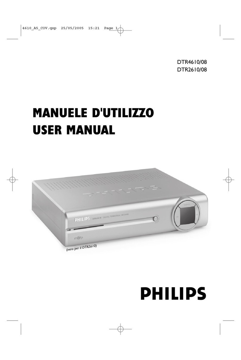 Philips DTR4610/08 User manual Philips DTR4610/08 User manual