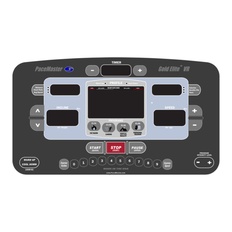 PaceMaster Gold Elite VR - Fold Up owner's manual