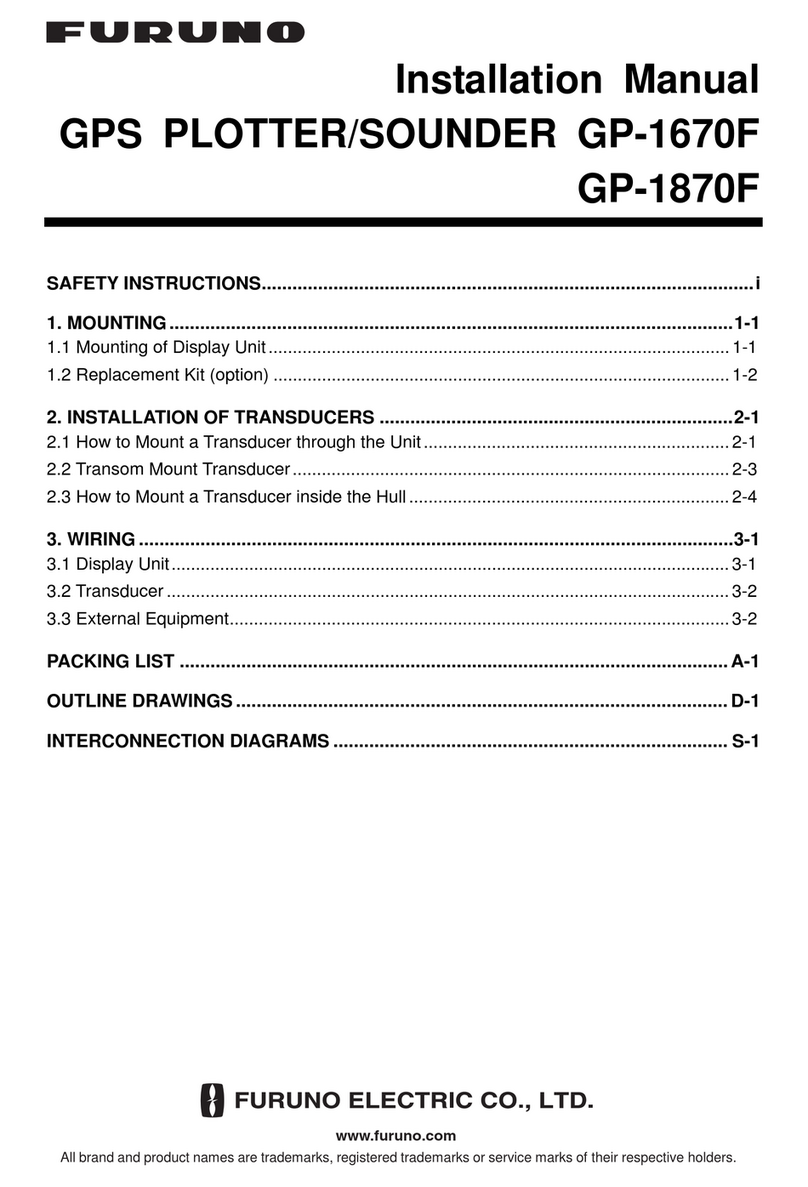 Furuno GP-1670F installation manual