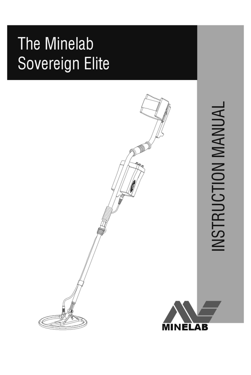 Minelab Sovereign Elite User manual Minelab Sovereign Elite User manual