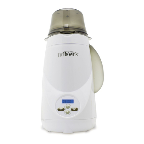 DrBrowns Deluxe Bottle Warmer User instructions