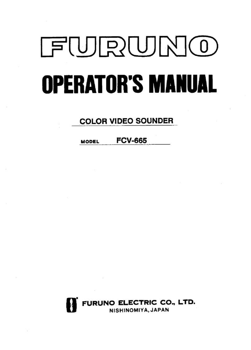 Furuno FCV-665 Operator's manual