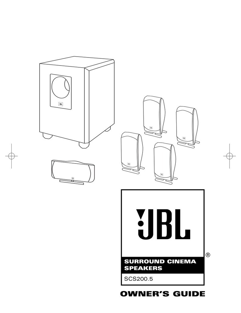 JBL Simply Cinema SCS200.5 owner's guide