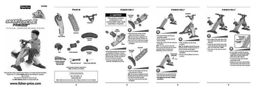 Fisher-Price Smart Cycle Racer W5460 User manual
