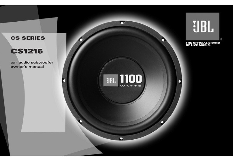 JBL CS1215 User manual