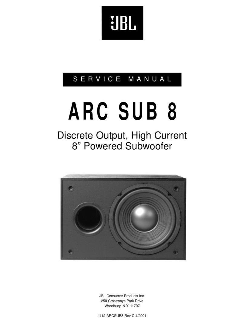 JBL 8 Service manual