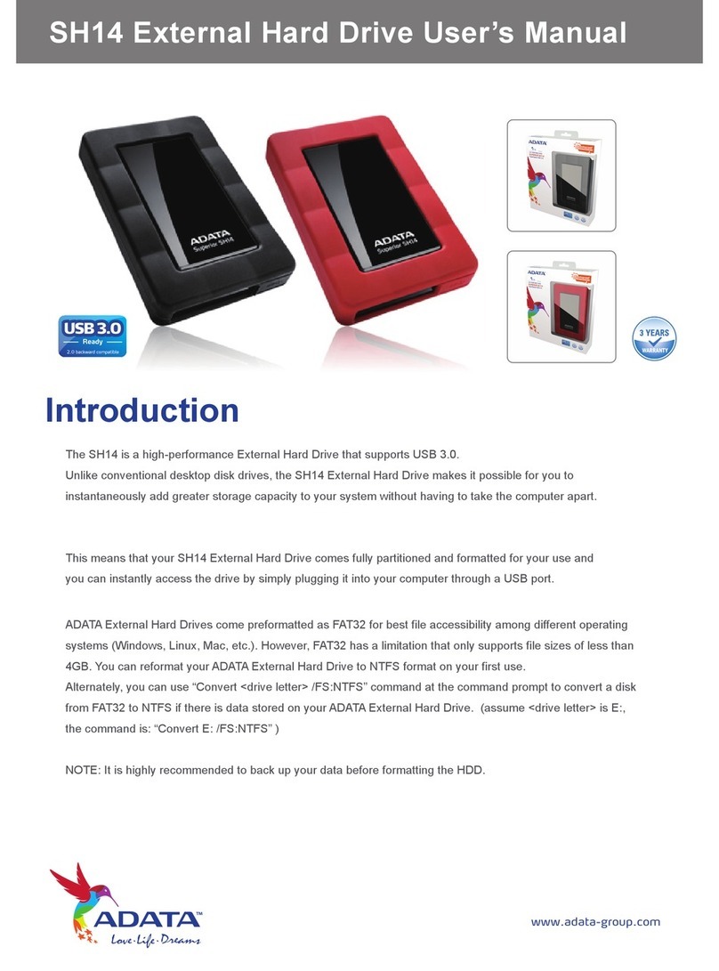 Adata SH14 User manual