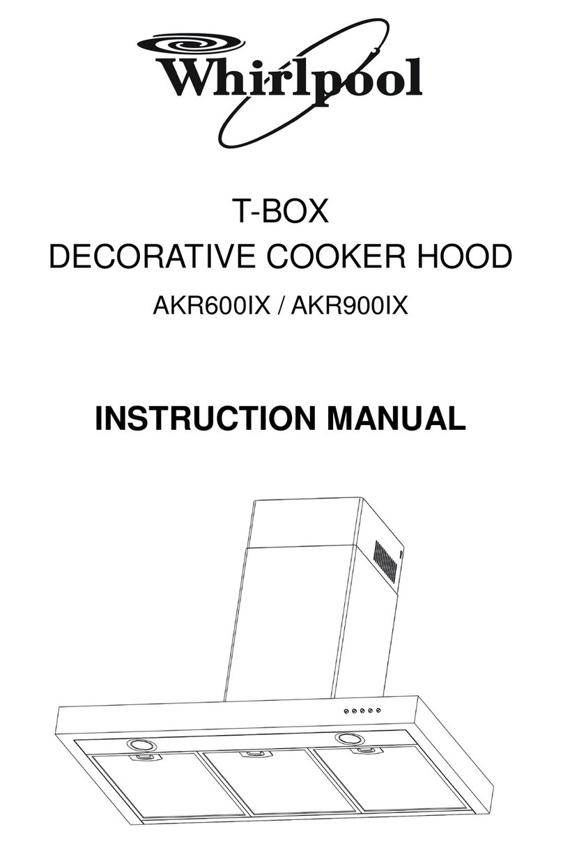 Whirlpool AKR600IX instruction manual