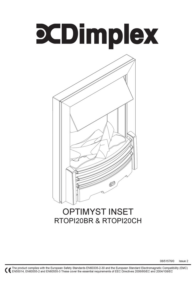 Dimplex OPTIMYST RTOPI20BR User manual