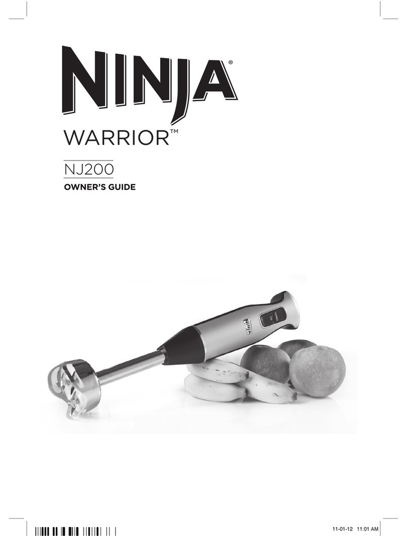 Ninja Ninja Warrior NJ200 User manual