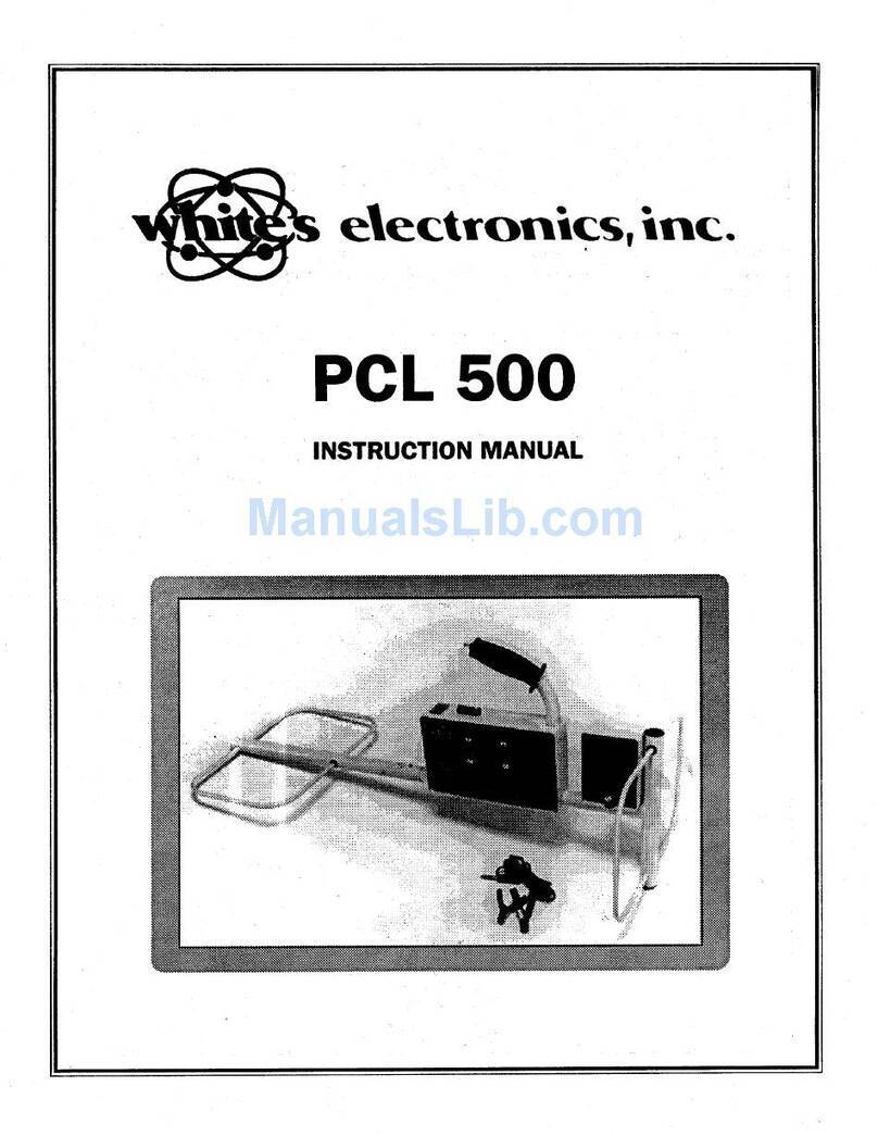 White’s Electronics PCL 500 instruction manual