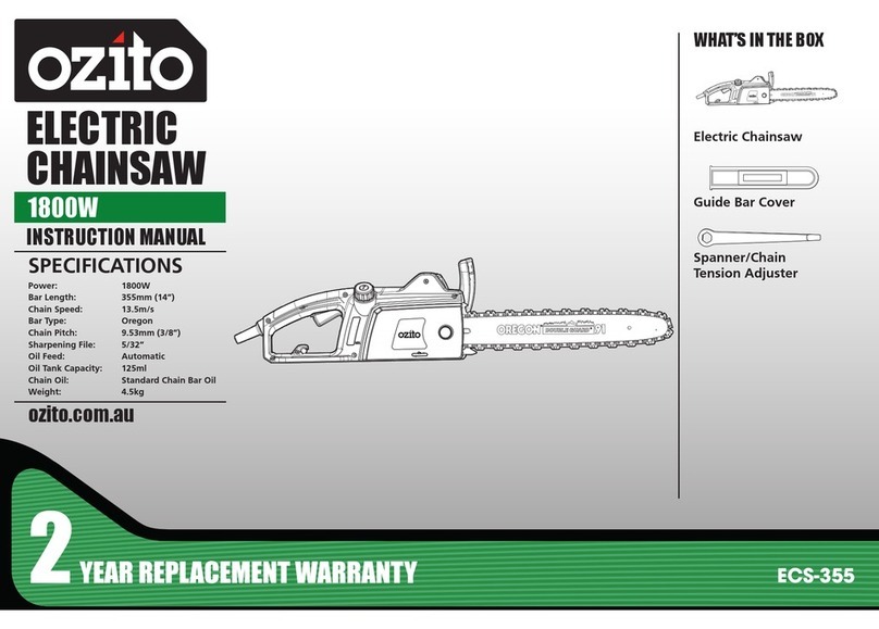 Ozito ECS-355 User manual Ozito ECS-355 User manual