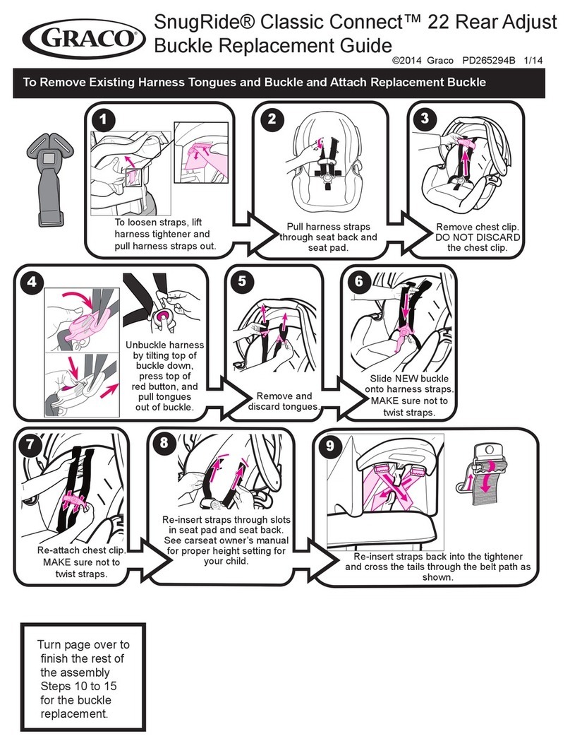 Graco SnugRide Parts list manual