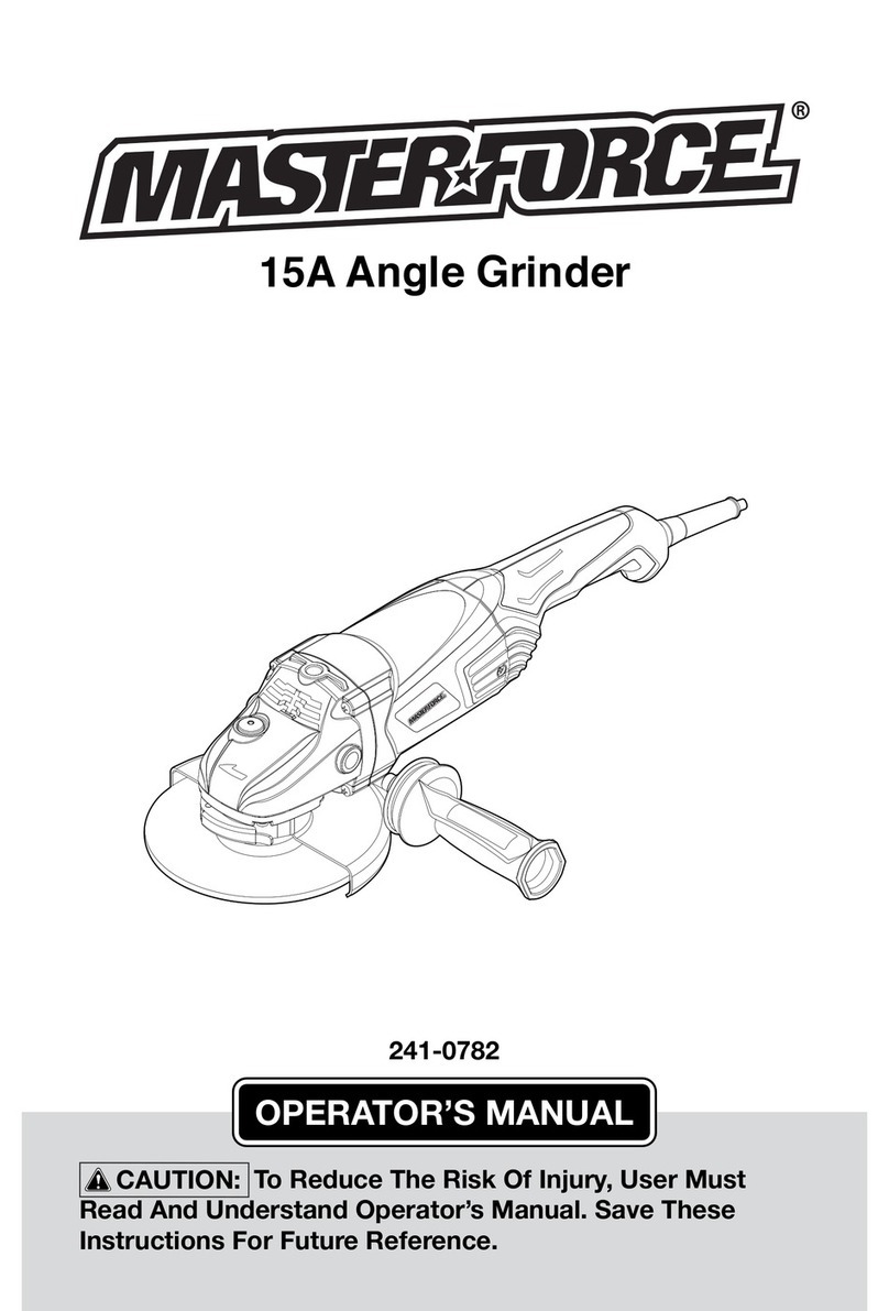 MasterForce 15A User manual