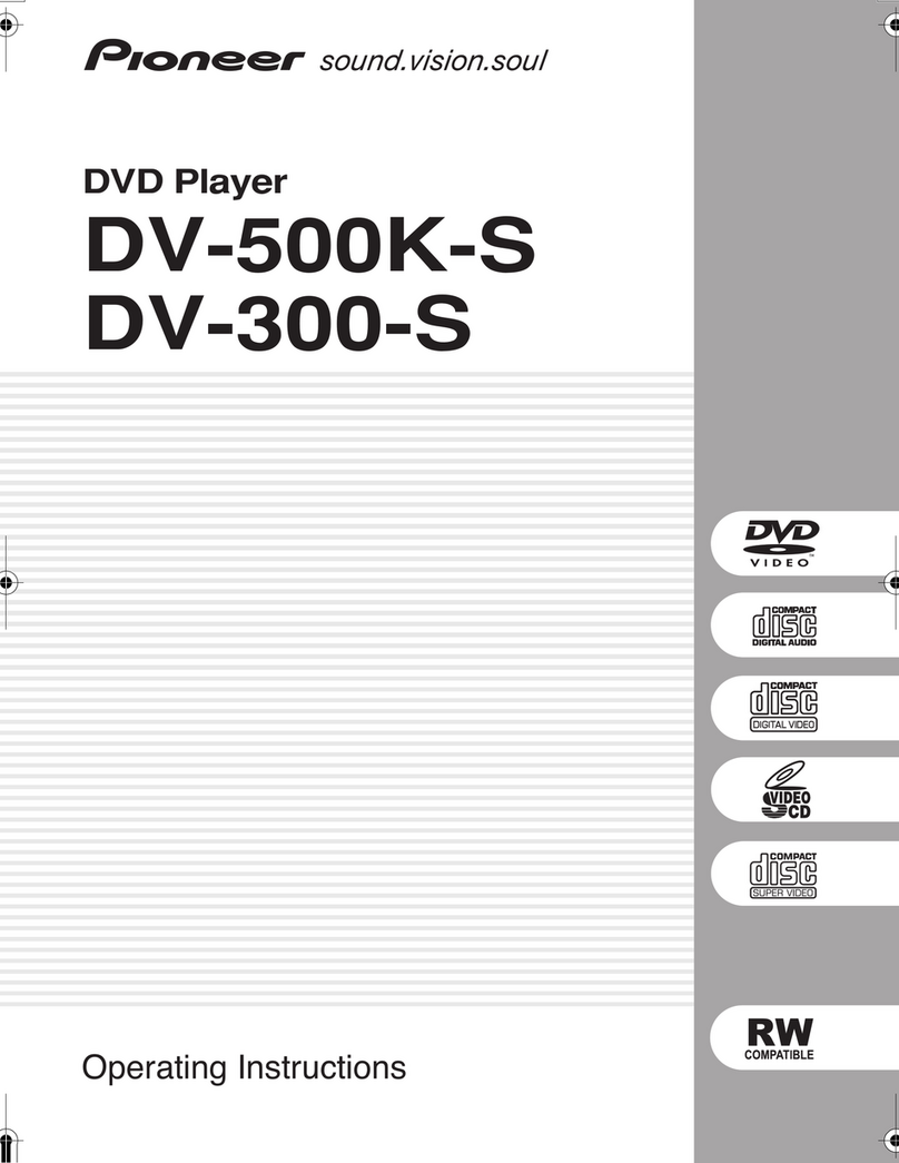 Pioneer DV-500K-S User manual