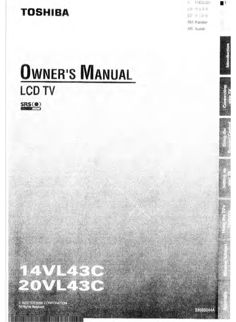 Toshiba 14VL43C User manual