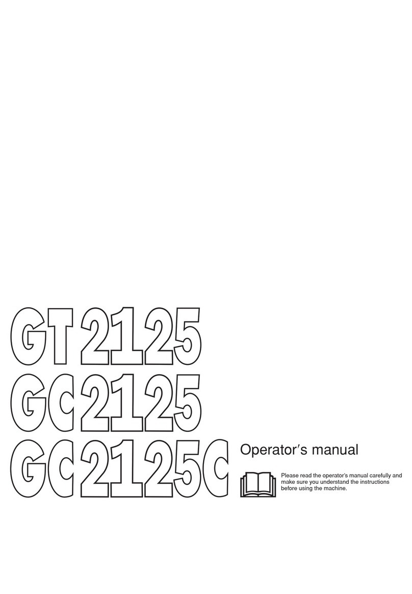 Jonsered GT 2125 User manual