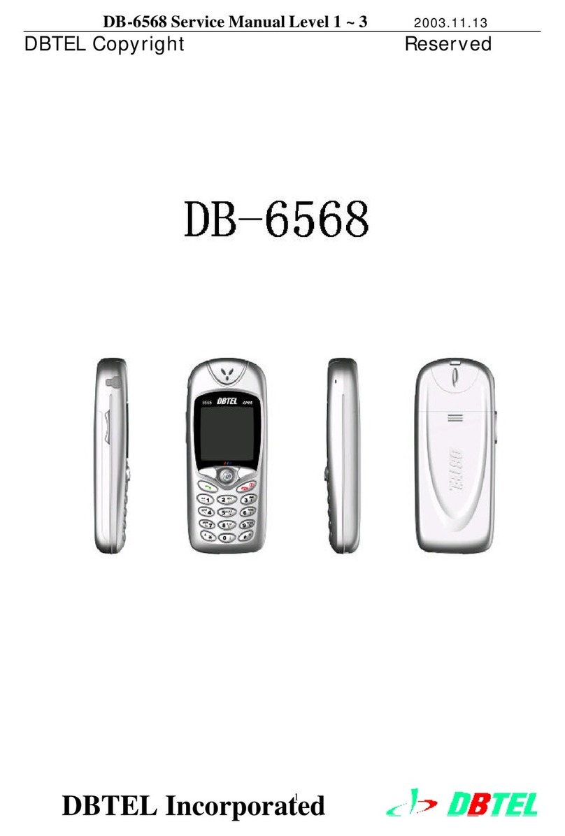 DBTEL DB-6568 Service manual