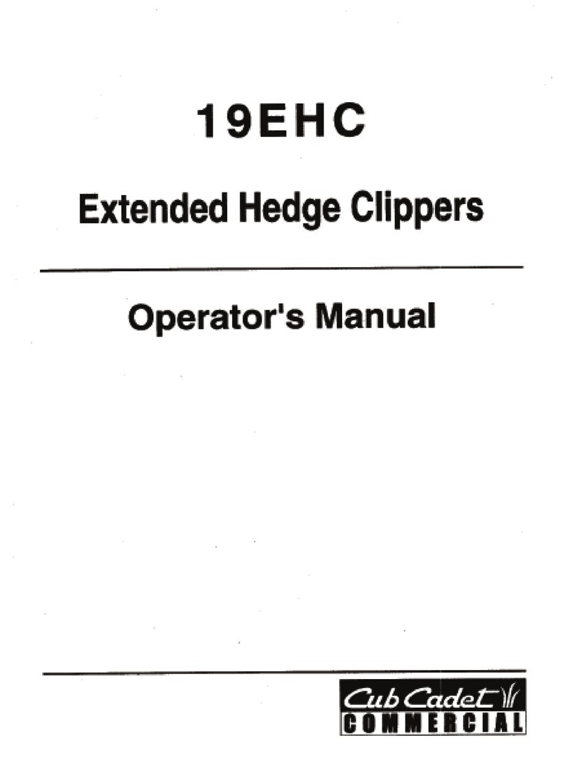 Cub Cadet 19EHC User manual