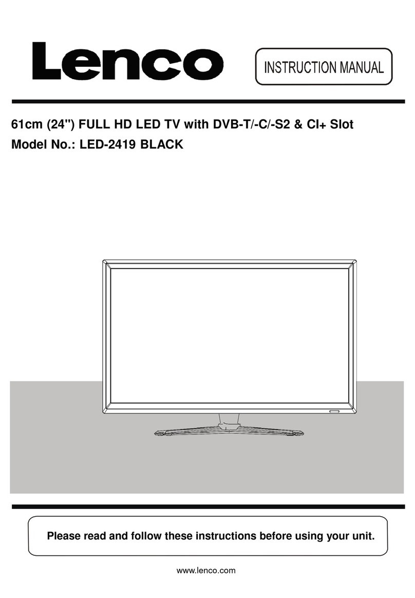 LENCO LED-2419 BLACK User manual