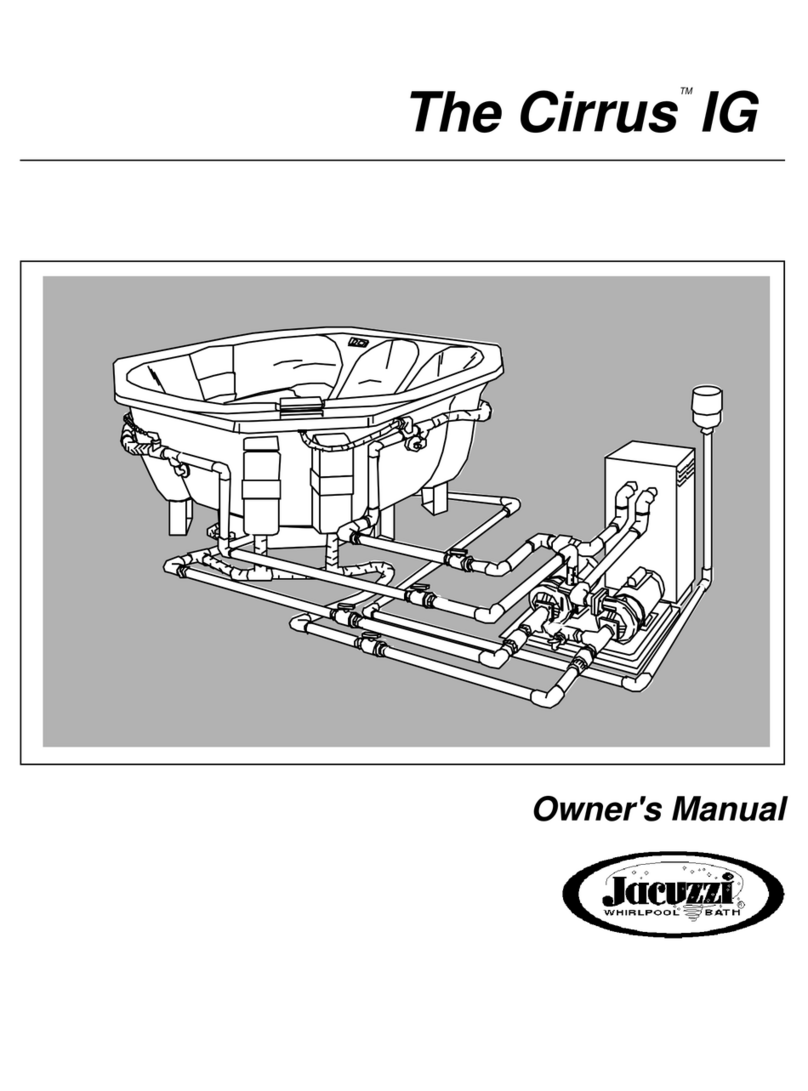 Jacuzzi The Cirrus IG owner's manual