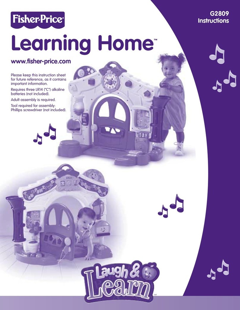 Fisher-Price G2809 Learning Home User manual Fisher-Price G2809 Learning Home User manual