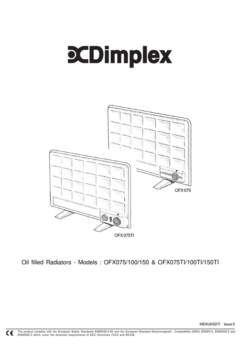 Dimplex OFX075l OFX100 User manual