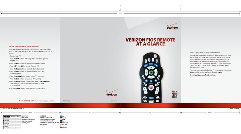 Verizon FiOS TV User manual