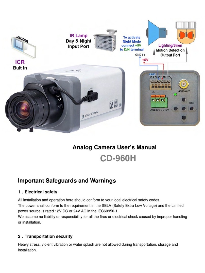 Videosec CD-960H user manual