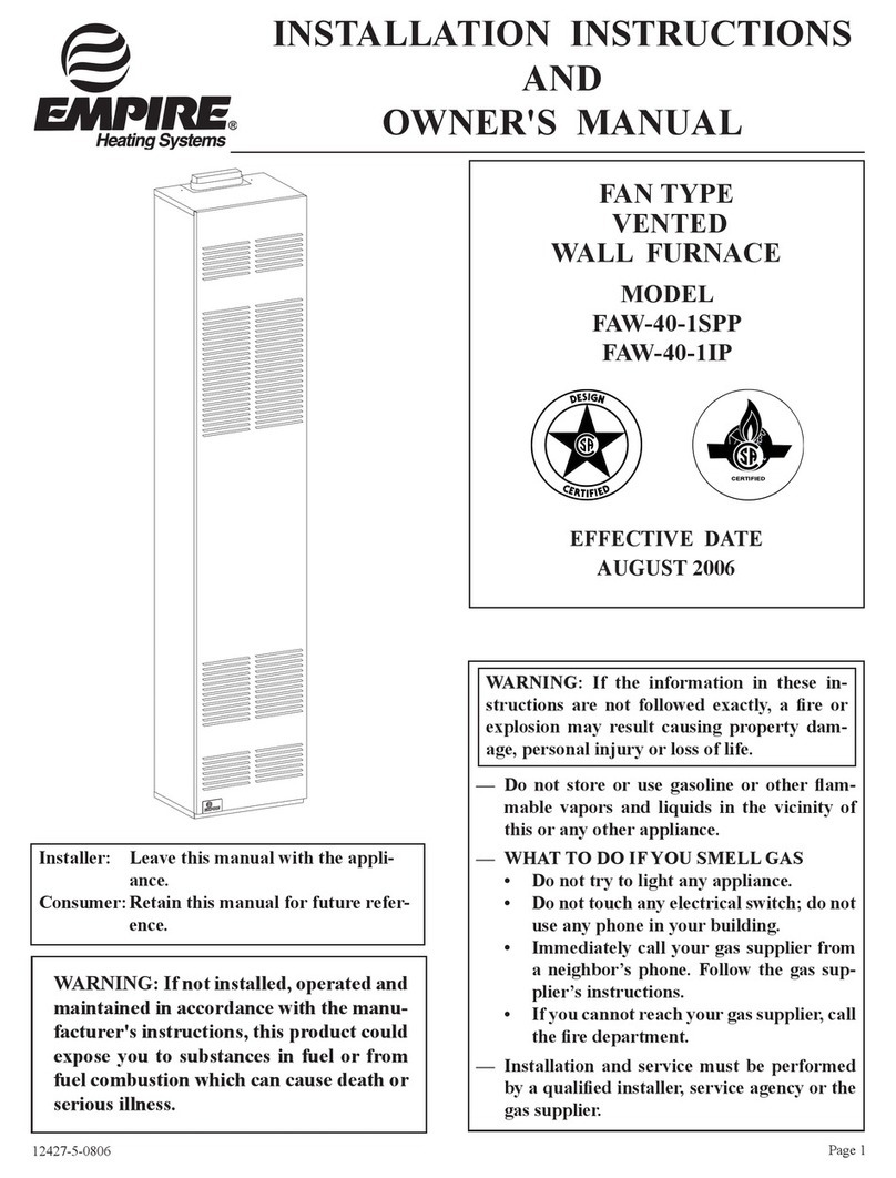 Empire AW-40-1SPP Service manual