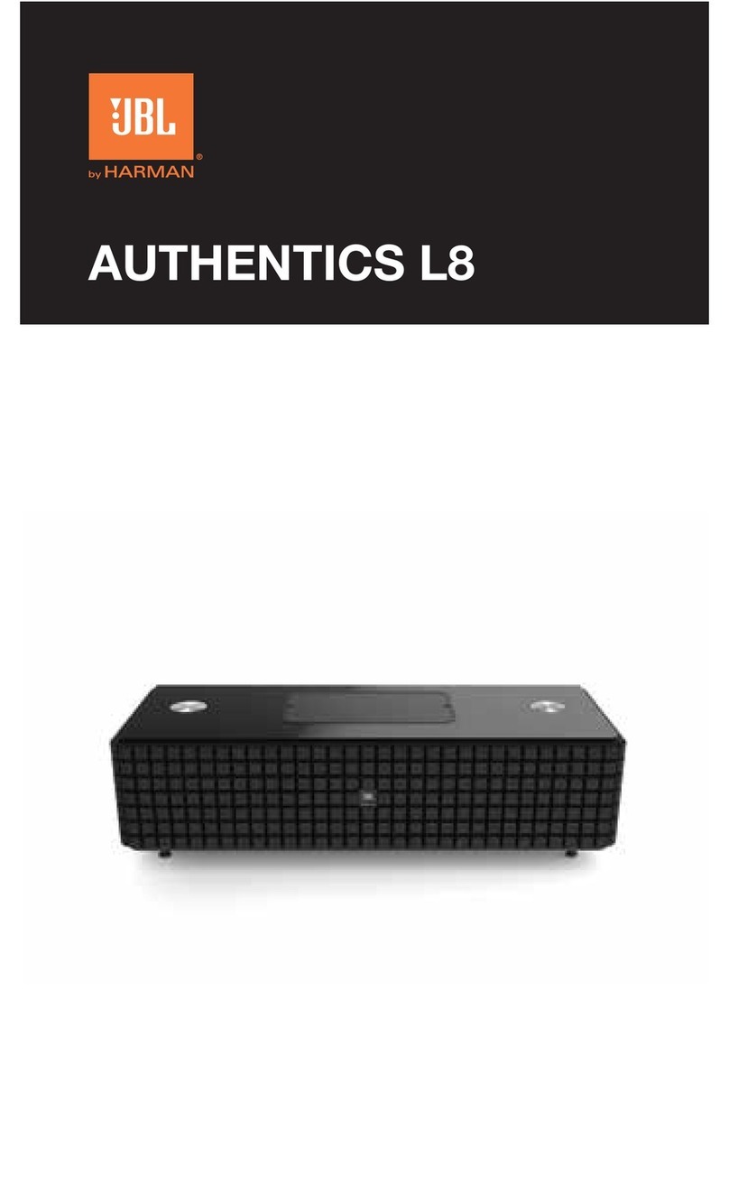 JBL Authentics L8 User manual