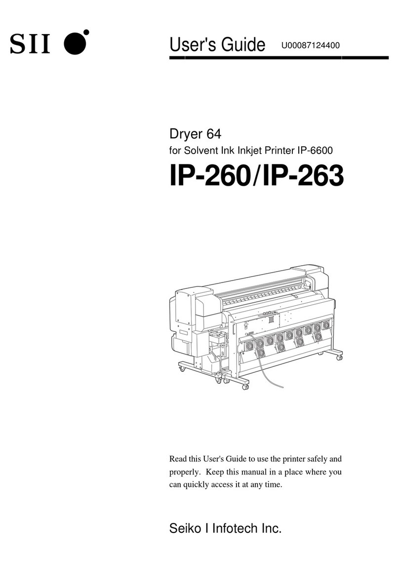 Seiko I Infotech IP-260 user guide