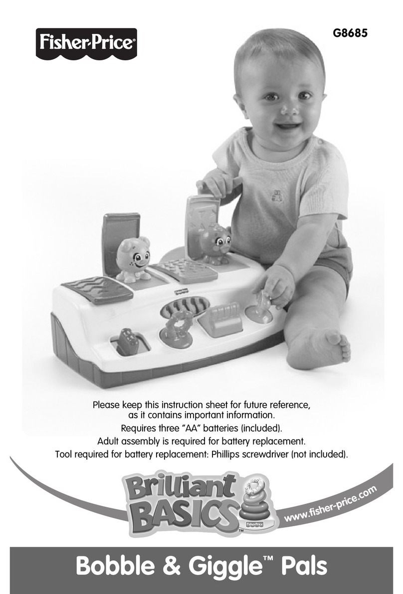 Fisher-Price Brilliant Basics Bobble & Giggle Pals G8685 User manual
