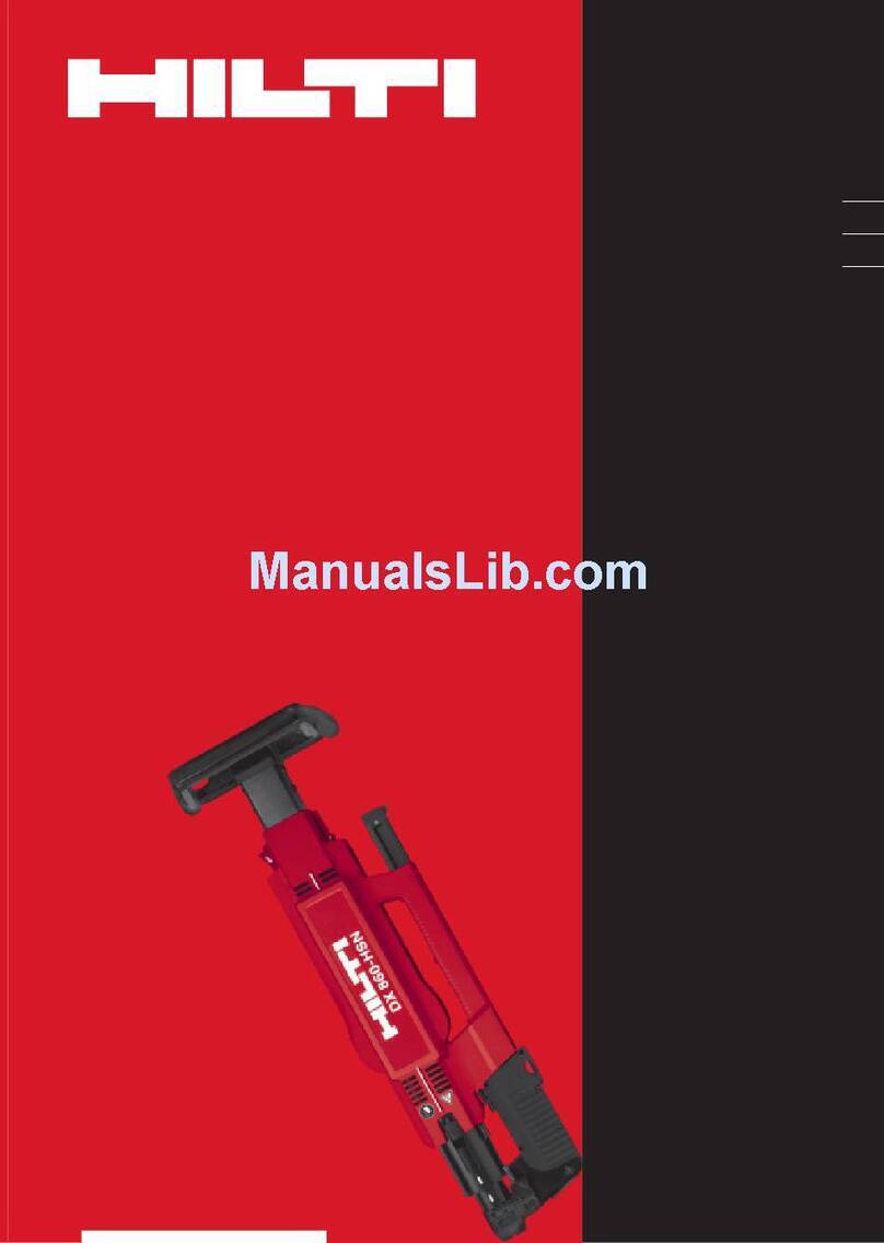 Hilti DX 860-HSN User manual