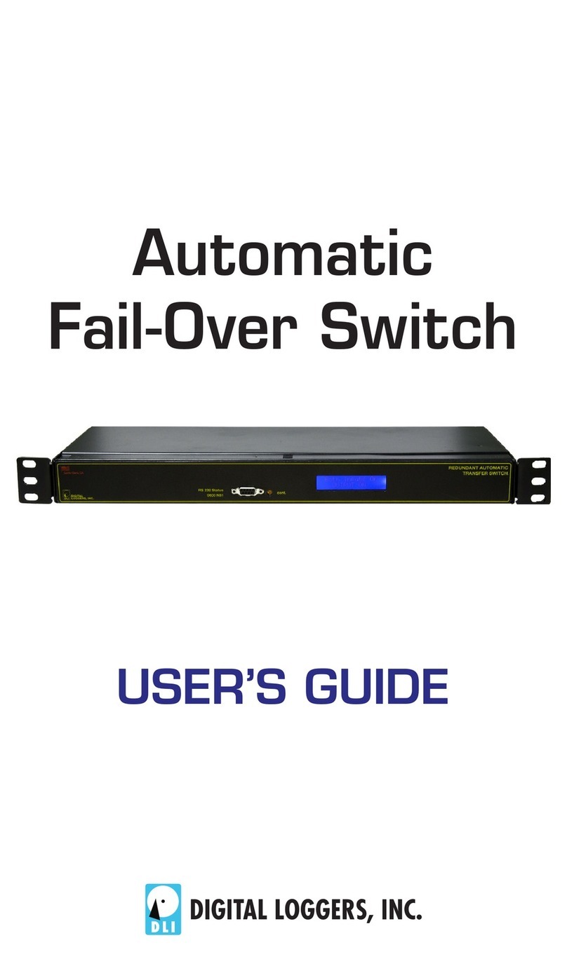 Digital Loggers Automatic Fail-Over Switch user guide