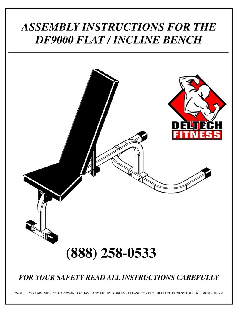 Deltech Fitness DF9000 Assembly instructions