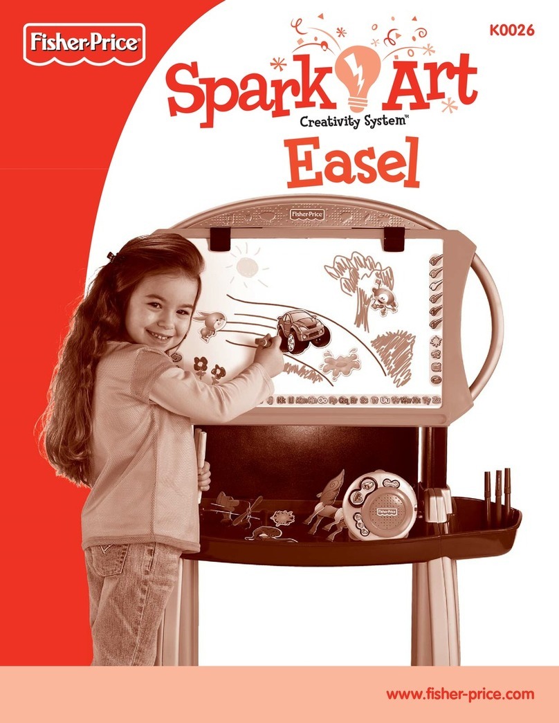 Fisher-Price Spark Art Easel K0026 user manual