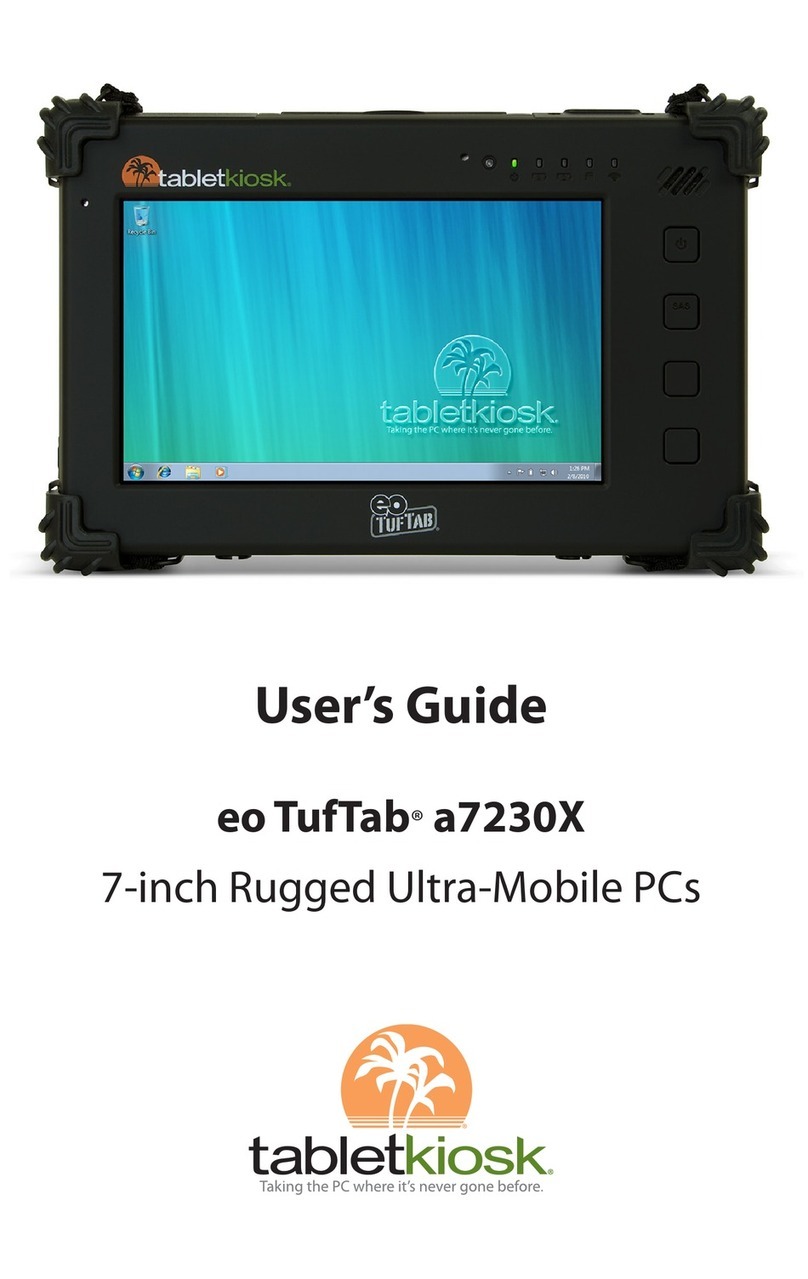 TabletKiosk eo TufTab a7230X user guide