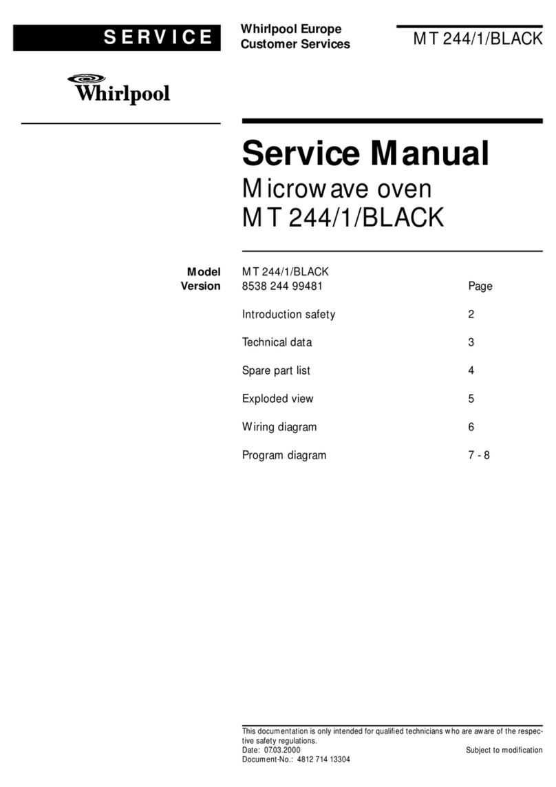 Whirlpool MT 244/1/BLACK Service manual