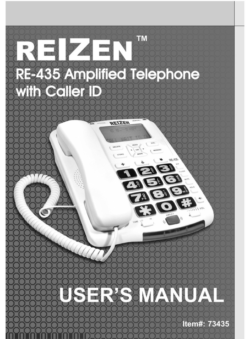 REIZEN RE-435 User manual