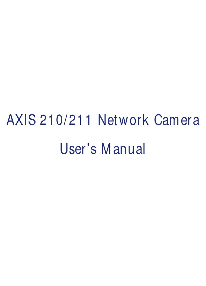 Axis Axis 210 User manual