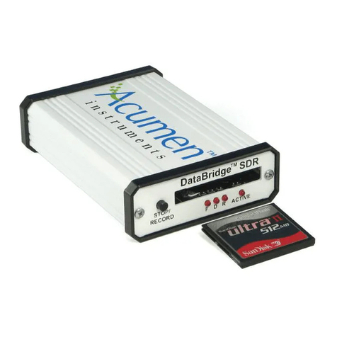 Acumen DataBridge SDR2-CF Configuration guide
