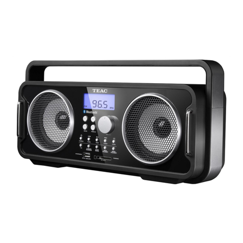 Teac Ghetto Blaster JR PBT500 user manual