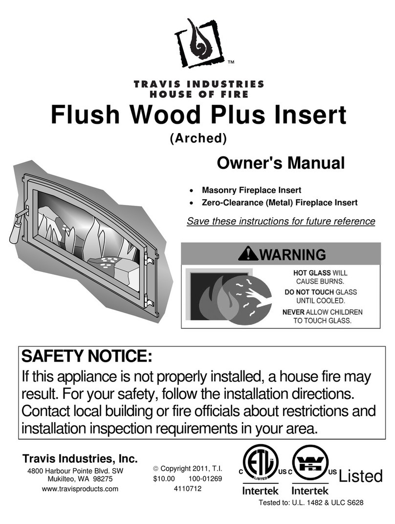 Travis Industries Flush Wood Plus User manual Travis Industries Flush Wood Plus User manual