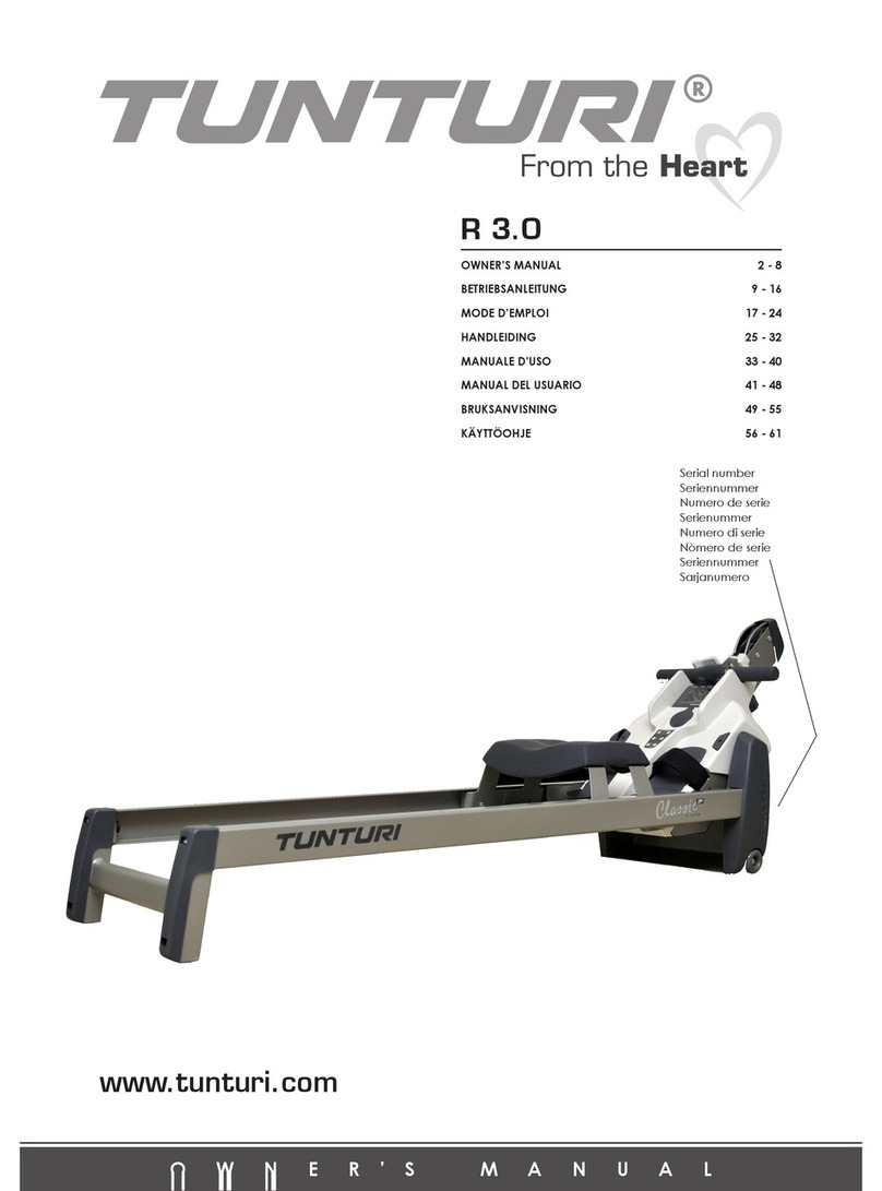 Tunturi R 3.0 Assembly instructions