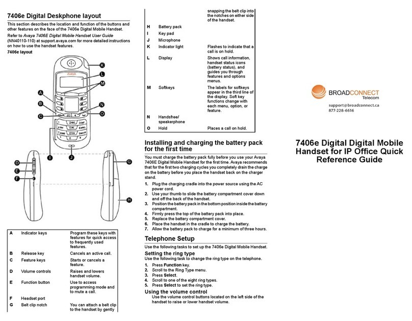 Broadconnect 7406e Digital User manual