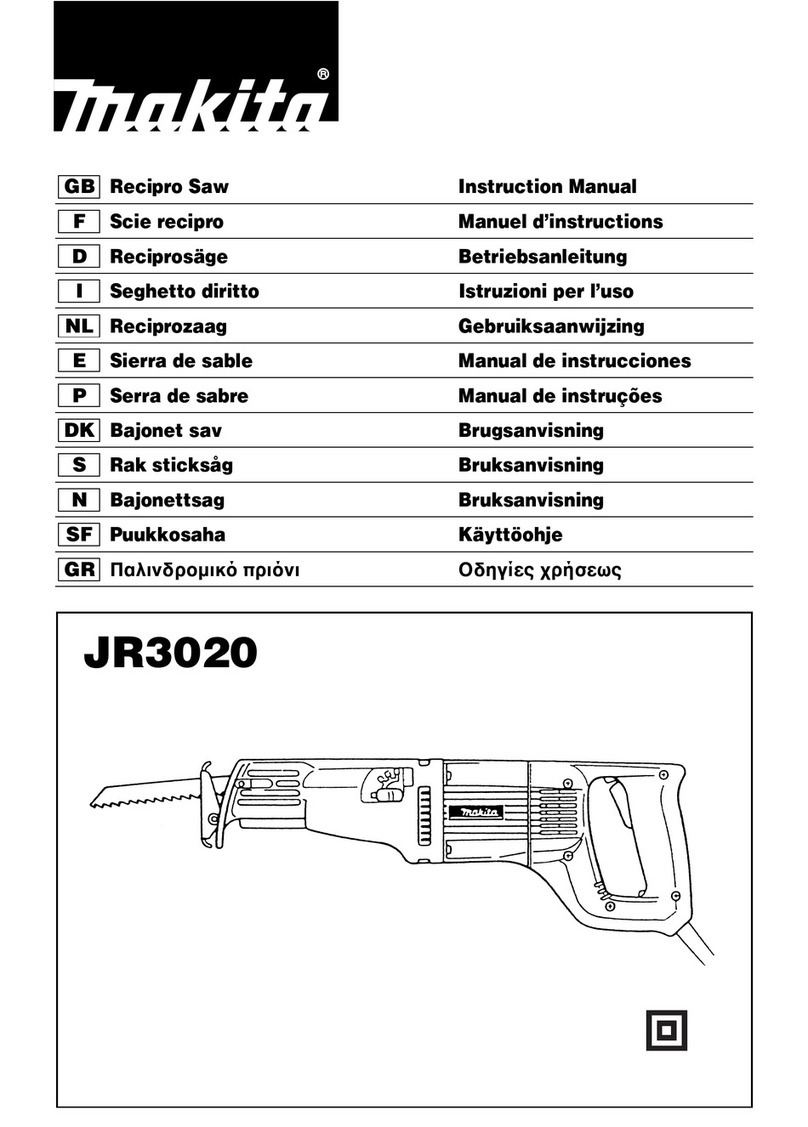 Makita JR3020 instruction manual