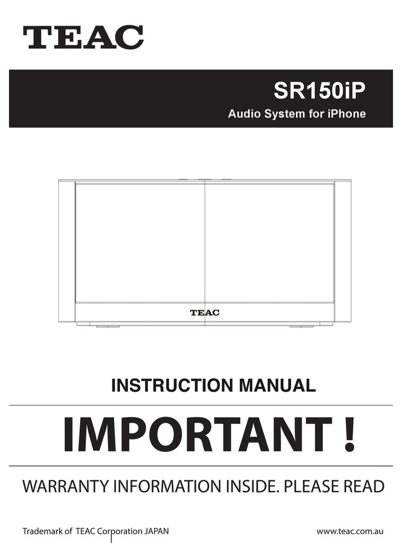 Teac SR150iP User manual