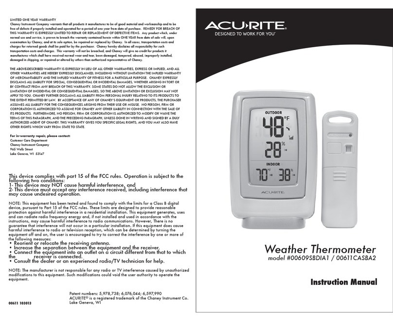 ACU-RITE 00609SBDIA1 instruction manual