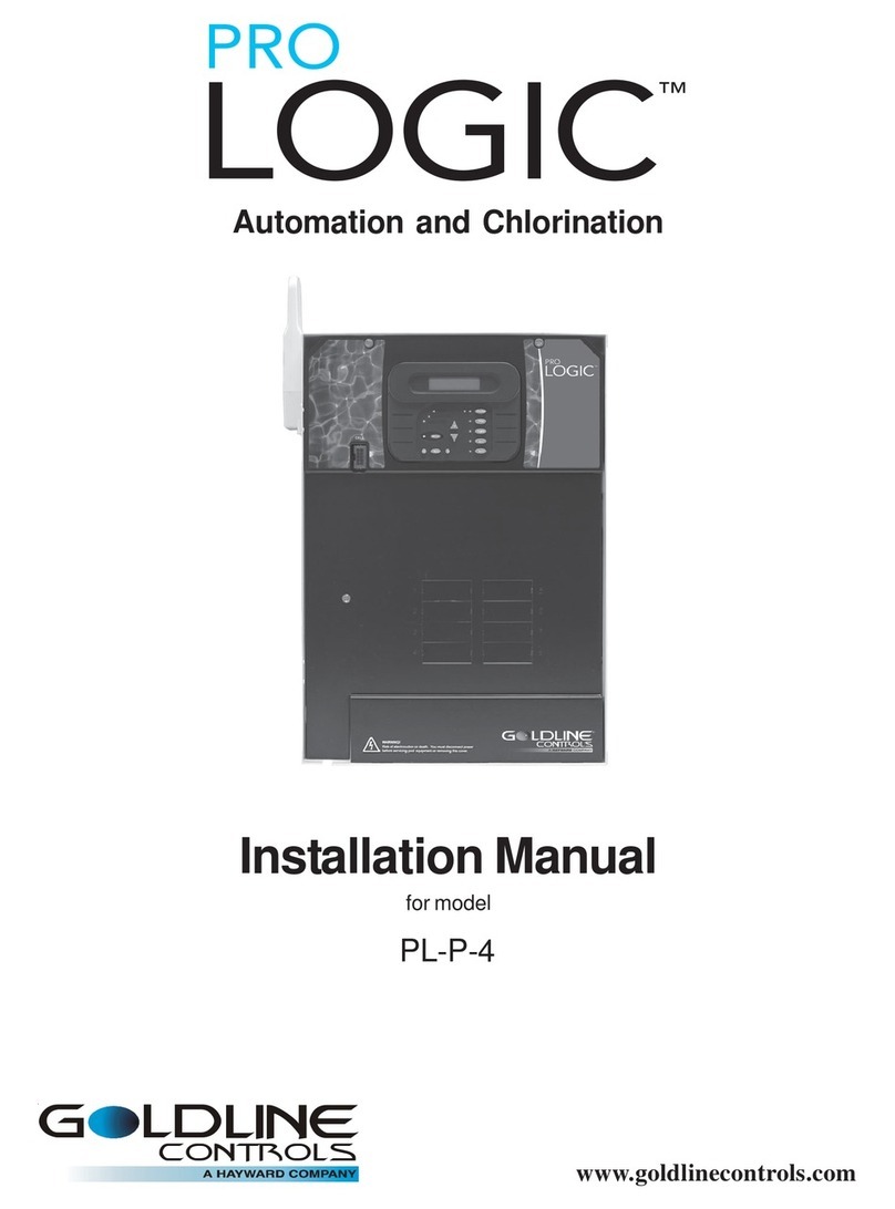 Goldine Controls Pro Logic PL-P-4 installation manual